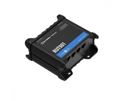 Modem Teltonika Outlet Router LTE RUT901 (Cat 4), 3G, 2G, 2xSIM, 4xRJ45